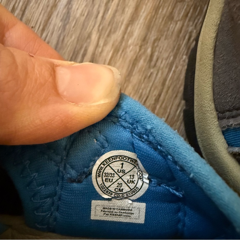 Keen Sandals Newport H2 Brilliant Blue Youth Size 1 Outdoor Waterproof Comfort - Picture 8 of 8